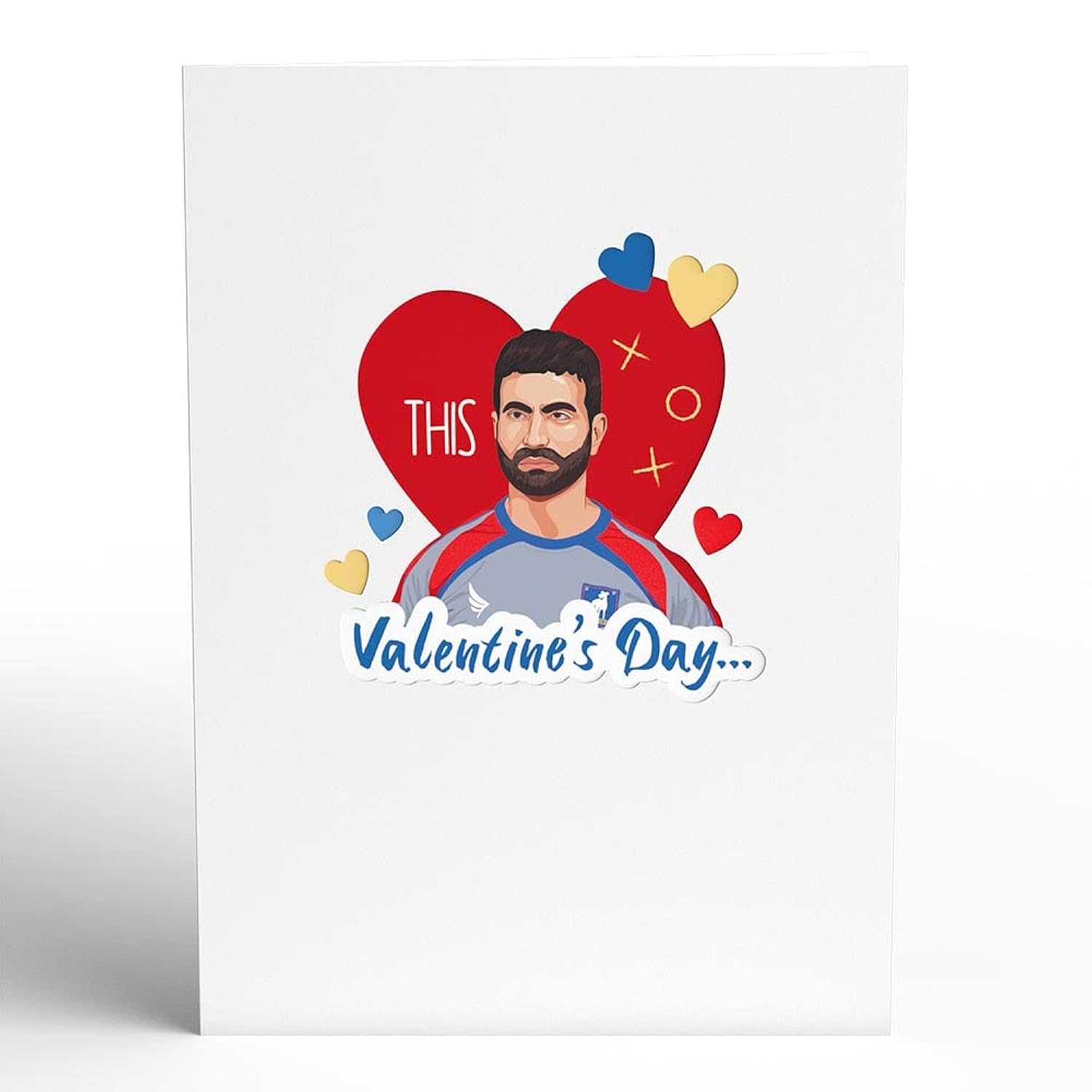Ted Lasso Don'T You Dare Settle For Fine Pop-Up Card – Valentine’S Day Card – Handcrafted 3D Pop-Up Greeting Card - 5” X 7”