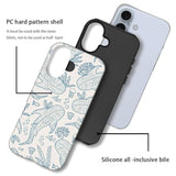 Compatible With For Iphone 16,Coral Reef Whale Shark Ocean Sea Phone Case For Girl Women Boy Men,Scratch Resistant Shockproof Cover Phone Case For Iphone 16