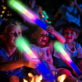 55 Pcs Led Foam Glow Sticks Bulk,Foam Light Up Sticks 3 Modes Of Color Flashing,Glow In The Dark Party Supplies For Birthday,Wedding,Raves,Carnival,New Year,Concert,Halloween Christmas