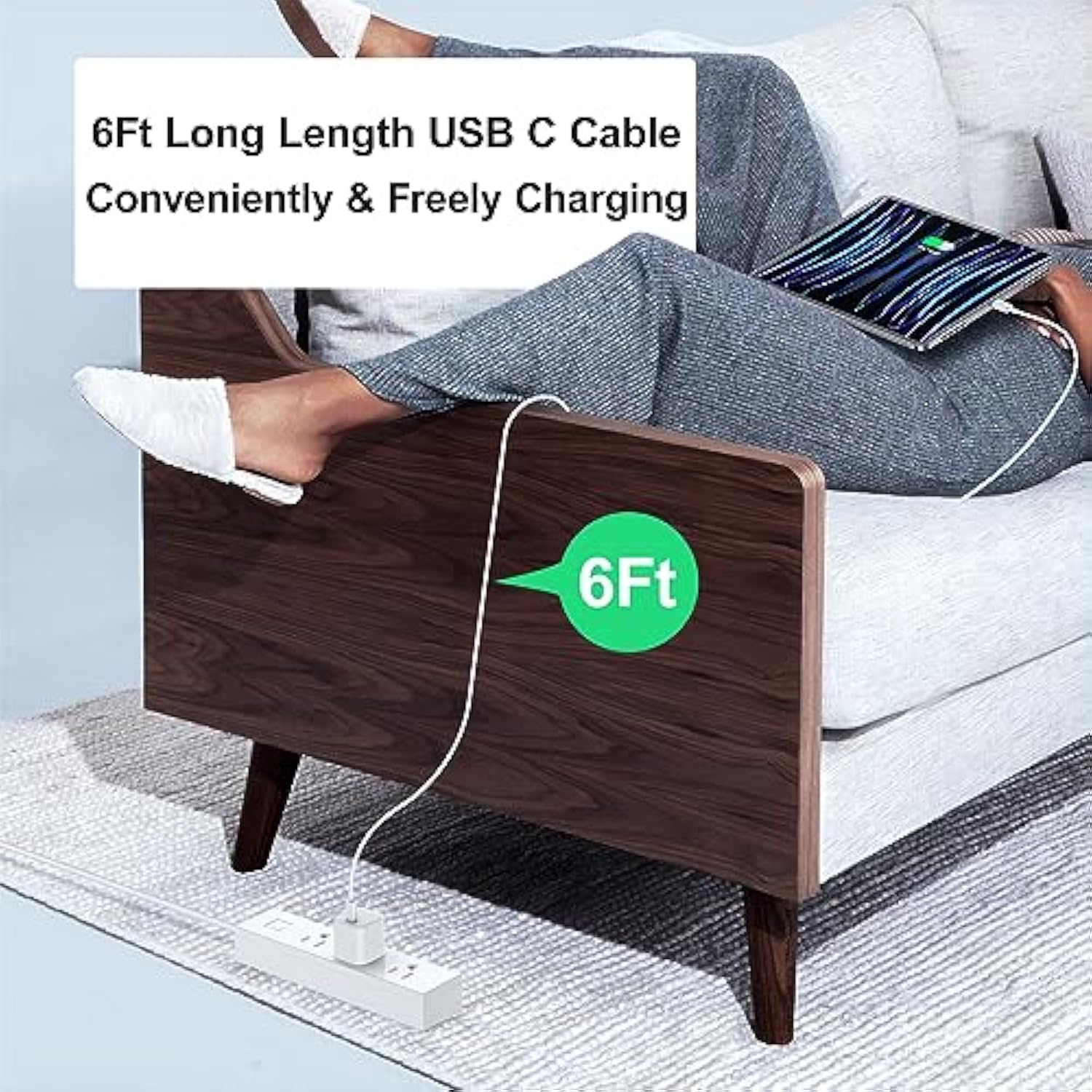 Usb C Charger Block, Usbc Pd Fast Charging Cube C Box Charger Type C Charging Block Wall Plug Adapter & 6Ft Usb C Cable For Iphone 16 15 Pro Max Plus, Ipad Mini6 Air, Samsung Galaxy S24 A16 A15