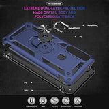 Moto G Power 2020 Case, Motorola G Power 2020 Case with Screen Protector, Military Grade Protective Cases with Ring for Moto G Power 2020 (Blue)