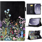 Case For Samsung Galaxy Tab A9+/A9 Plus 11 Inch 2023 2024(Smx210/X216/X218),Pu Leather Multi Angle Stand Cover Slim Folio Protective Case For Galaxy Tab A9 Plus, Auto Wake/Sleep,Flowers