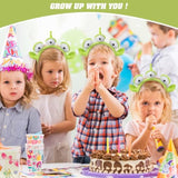 Three-Eyed Alien Monster Toy Headband Cute Plush Headband Headwear For Themed Party Girls And Kids (1 Pcs)