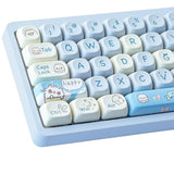 Pbt Keycaps For Mechanical Keyboard - 145 Keys Baby Cat Keycaps, Dye-Sublimati