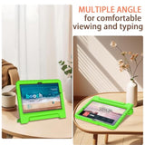Kids Case For Samsung Galaxy Tab A9+/A9 Plus 11 Inch 2023 Case With Builtin Screen Protector, Light Weight Shock Proof Handle Stand Kids Friendly Cover For (Smx210/X216/X218),Green