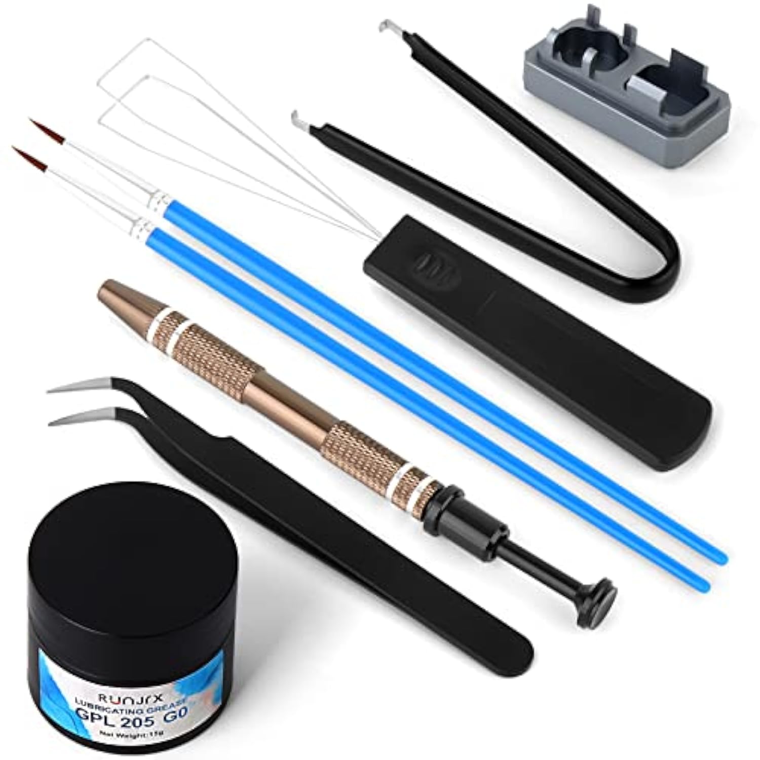 Runjrx Keyboard Lube Kit Gpl 205G0 0.53Oz/15G For Mechanical Keyboard Lube, Sw