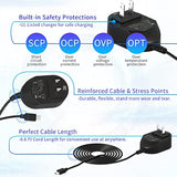 5V Ac Adapter Charger For Bose Soundlink Color I, Ii 2 / Mini Ii 2 / Revolve/Revolve Plus Bluetooth Speaker, Quietcomfort 35 20 Headphones Micro 6.5Ft Usb Cable Charging Cord [Ul Listed]