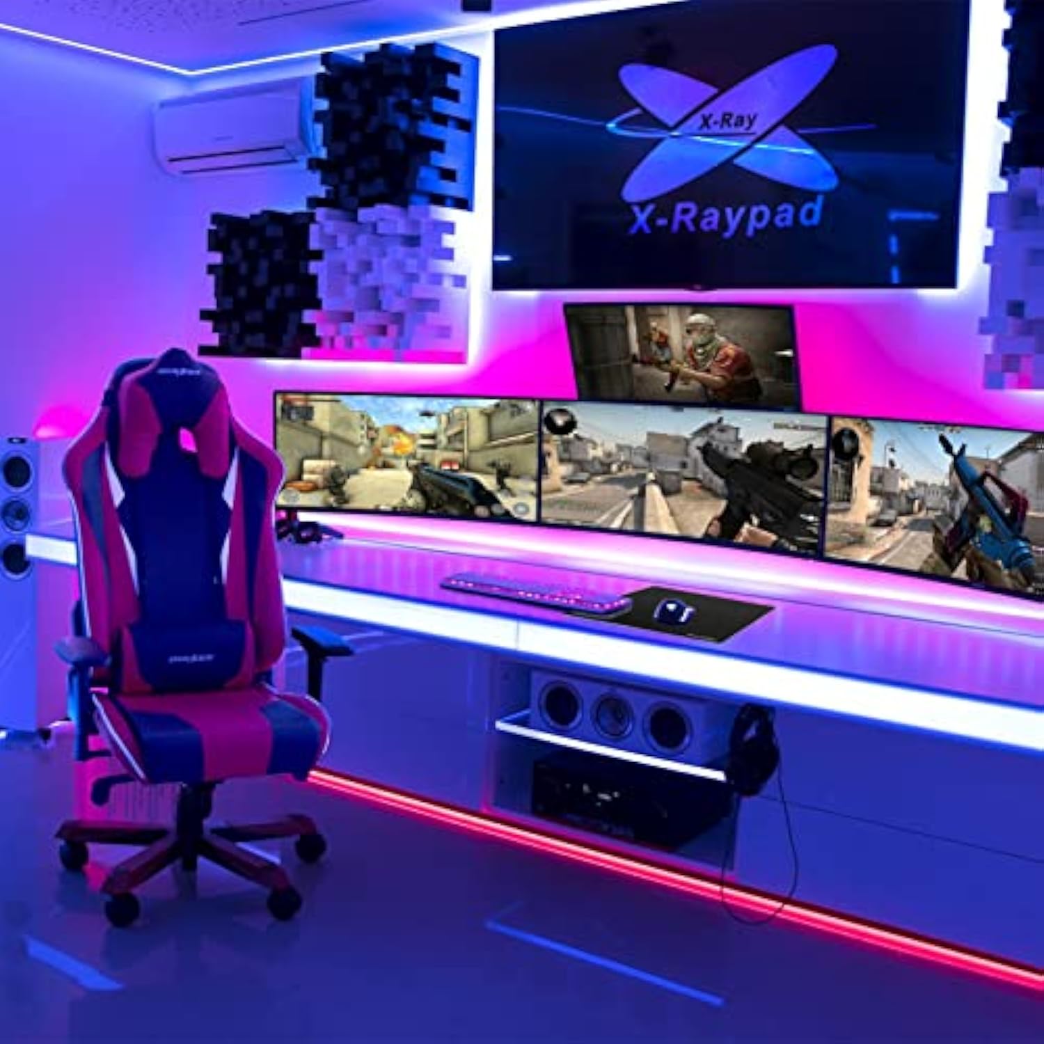 X-Raypad Aqua Control 2 Gaming Mouse Pad, Ultra-High Precision Mouse Pad With Perfect Speed And Control Capability, Consistent X And Y Glide, Designed For Fps Players With Low Dpi Requirements