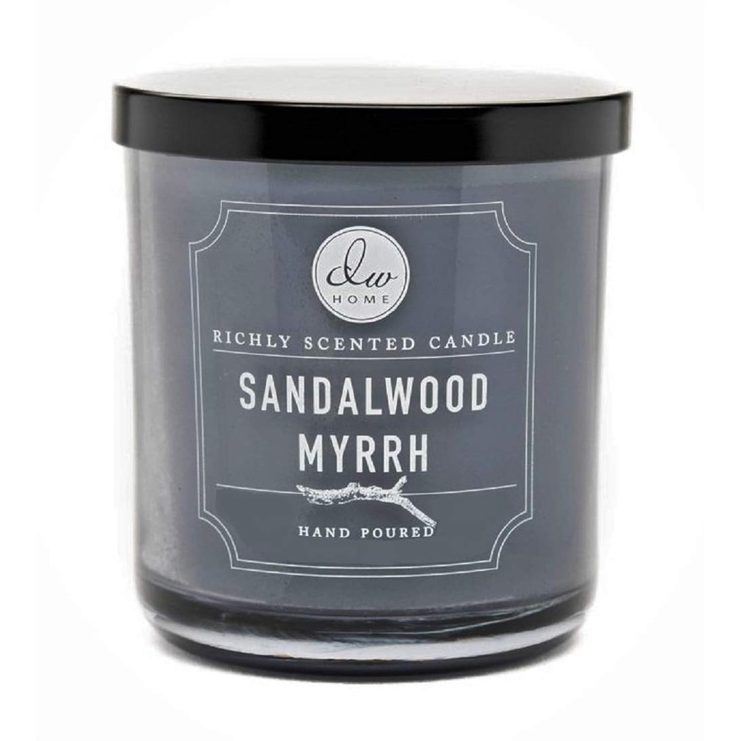 Sandalwood Myrrh Richly Scented Candle Single Wick Hand Poured 4 Oz