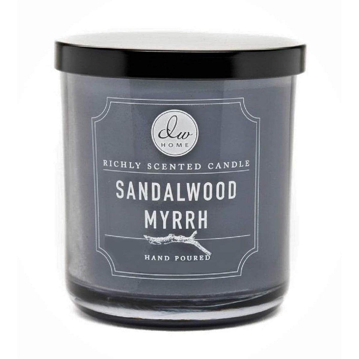 Sandalwood Myrrh Richly Scented Candle Single Wick Hand Poured 4 Oz