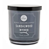 Sandalwood Myrrh Richly Scented Candle Single Wick Hand Poured 4 Oz