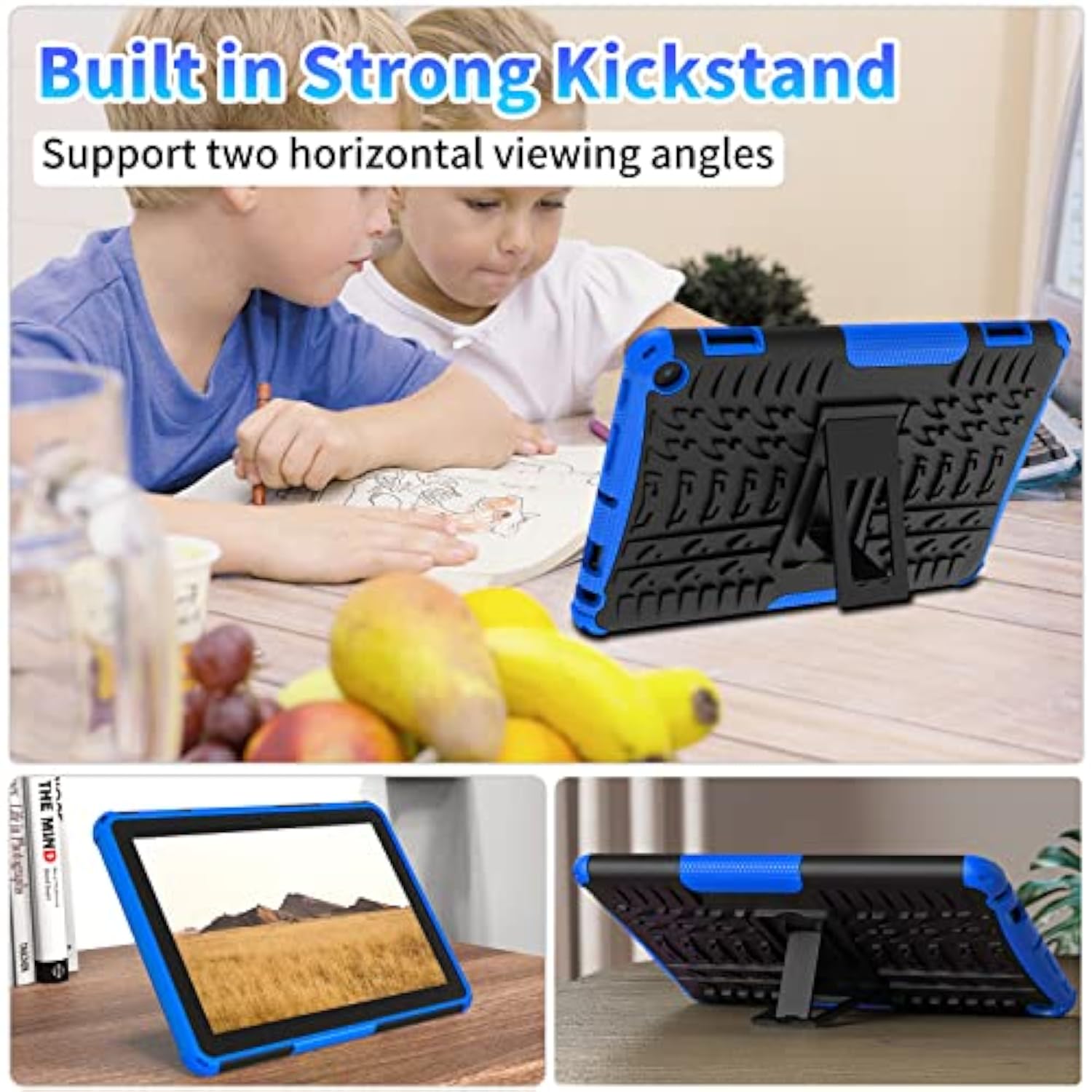For Fire Hd 8 Tablet & Hd 8 Plus Case (2022 Release) 12Th Generation With Kick