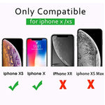 For Iphone X Case, Iphone Xs Phone Case Compatible With Magsafe Wireless Charging Translucent Matte Back Slim Shockproof Anti-Scratch Anti-Yellow Protective Magnetic For Iphone X/Xs Case, Black