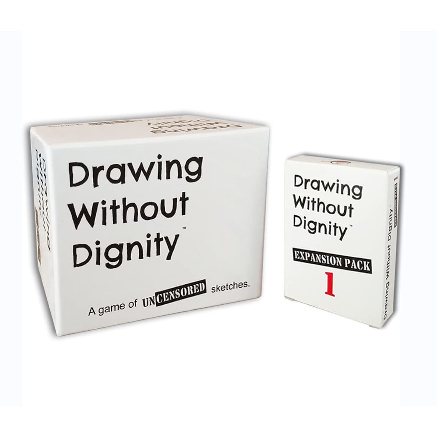 Combo Pack: Party Game + Expansion Pack 1 - A Twisted Funny Adult Party Game Version Of The Classic Drawing Game…