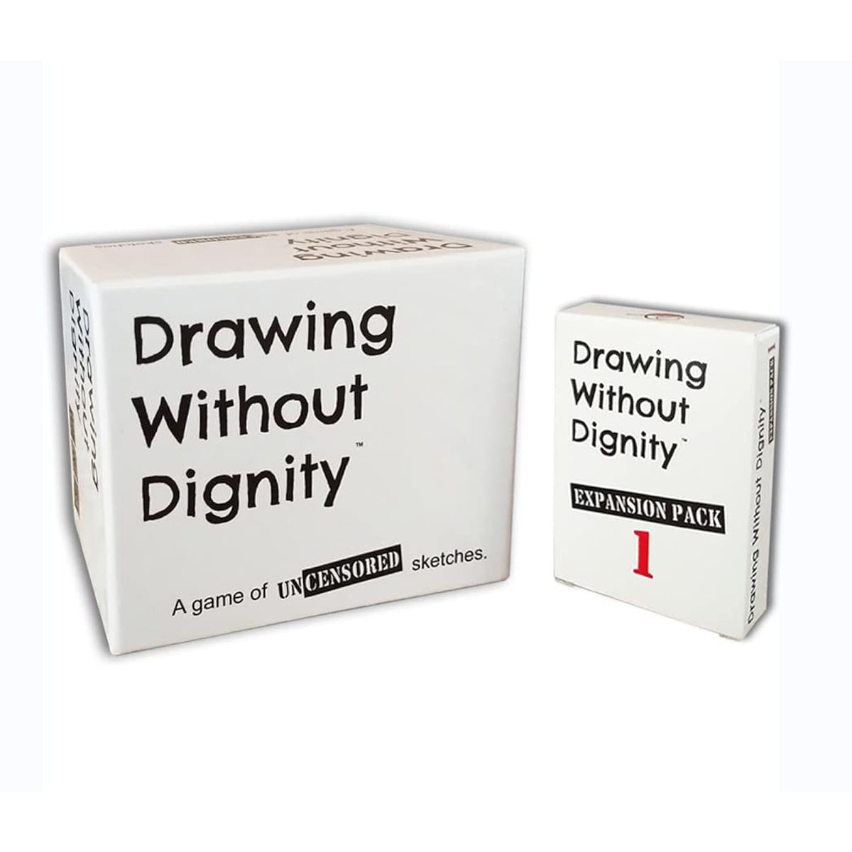 Combo Pack: Party Game + Expansion Pack 1 - A Twisted Funny Adult Party Game Version Of The Classic Drawing Game…