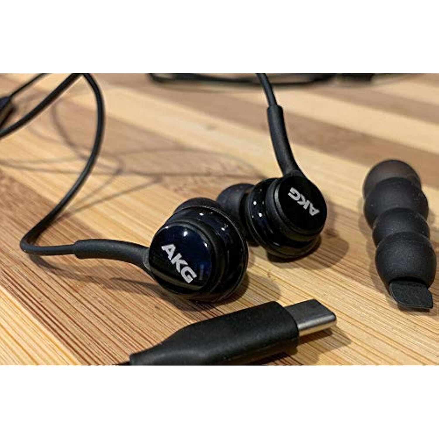 In-Ear Akg Wired Earbuds With Microphone – Usb-C Earbuds With Braided Cable – Akg Headphones With Mic Compatible With Samsung Galaxy S24 Ultra, S24+, S24, S23, S22, S21, S10, S10E & Iphone 15 Series
