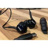 In-Ear Akg Wired Earbuds With Microphone – Usb-C Earbuds With Braided Cable – Akg Headphones With Mic Compatible With Samsung Galaxy S24 Ultra, S24+, S24, S23, S22, S21, S10, S10E & Iphone 15 Series