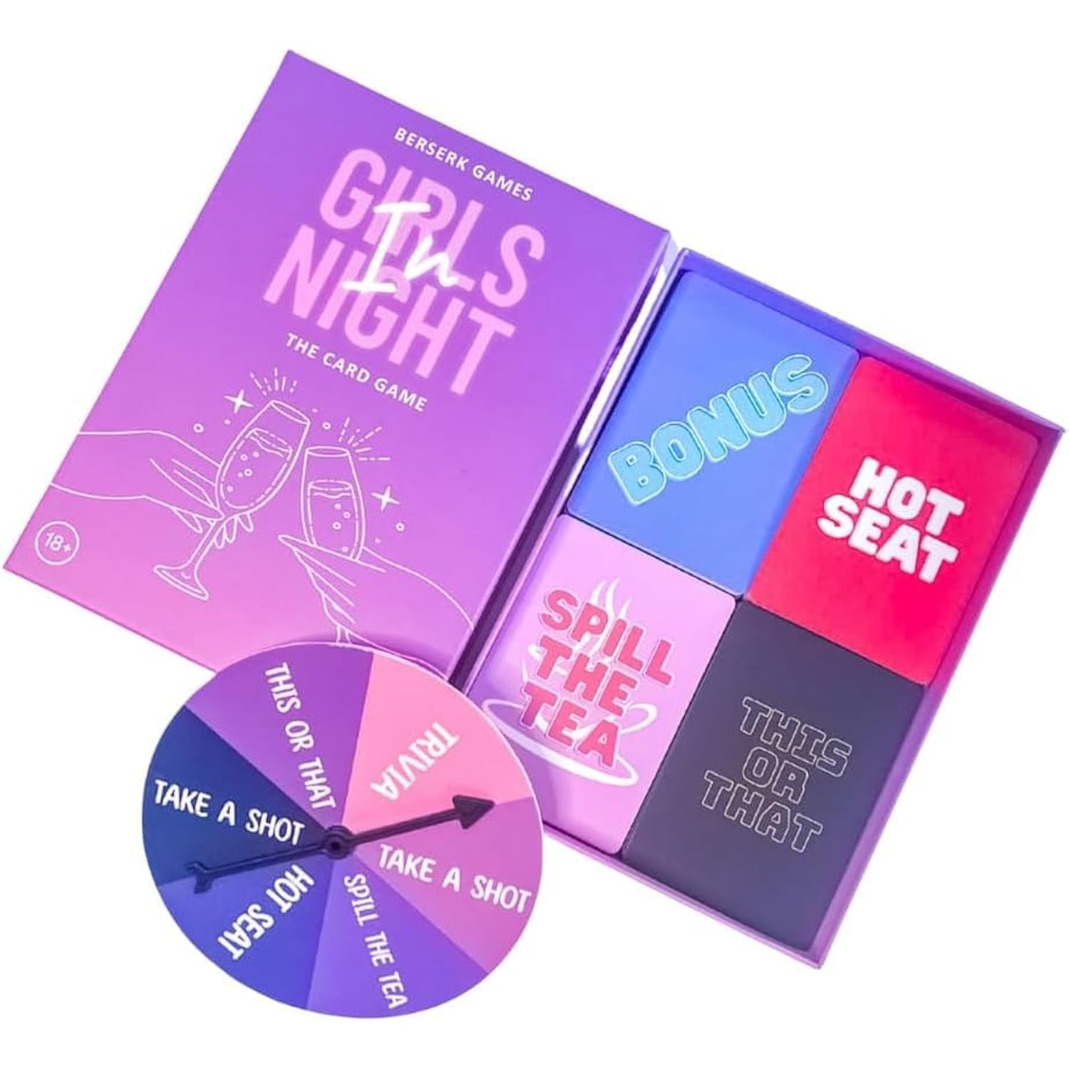 Girls Night In – 200 Card Hilarious Drinking Game For Adults | Fun Bachelorette Party Game, Girls Trip, Bridal Shower & Birthday Party Card Game