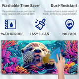 For Gaming Mouse Pad, Cute Otter Mouse Pad For Office And Home Use - Premium Desk Cover Mat Office Desk Accessories And Desk Mat For Keyboard And Mouse