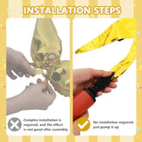 8Pcs Gold Star Foil Balloons Large Mylar Party Backdrop Decorations