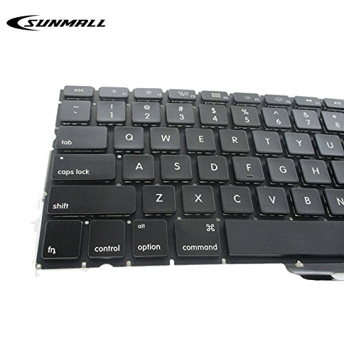 Backlight A1278 Keyboard Replacement With Backlit Compatible With Macbook Pro 13" 2009-2015 Years Us Layout Md313 Md314 Mc374 Mc375 Mb466 Mb467 Mc700 Mc724 Mb990 Series Laptop