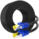 Cat 8 Ethernet Cable,30 Ft,25 Ft 50 Ft 100 Ft Heavy Duty High Speed Network In