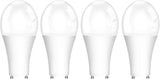 GU24 LED Light Bulbs 4 Pack 9W 75W Equivalent 1100 Lumens 4000K Cool White Twist Lock