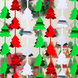 Mega-L 2 Pack Christmas Foil Fringe Curtains Red Silver Green Party Decor