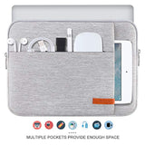 Laptop Sleeve Case For 14 Inch New Macbook Pro M4/M3/M2/M1 Chips Pro Max A3112 A3401 A3185 A2918 A2992 A2779 2024-2021, 13.8" 13.5" Microsoft Surface Laptop 7Th 6 5 4 3 Computer Bag, Gray