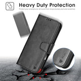 iPhone 17 Pro Max Case with Wallet, Card Holder, and Wristlet Strap, 6.9 inch, Black, RFID Blocking, Kickstand