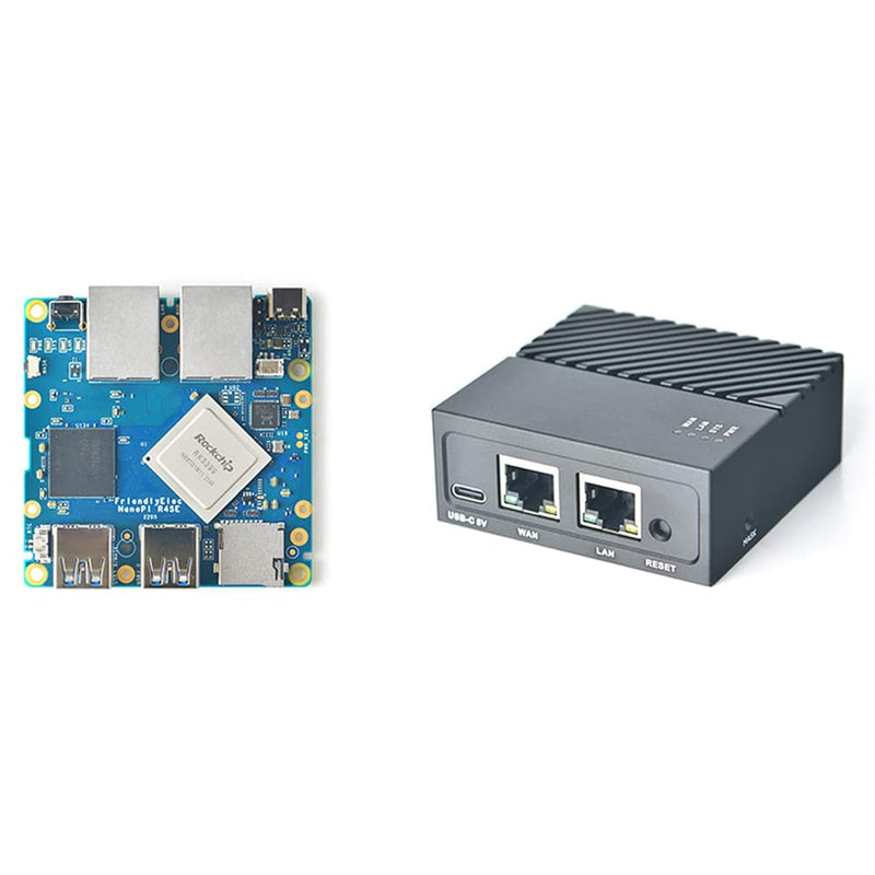 Nanopi R4Se Mini Router Openwrt With Dual Gbps Ethernet Ports 4Gb Ram Lpddr4 &