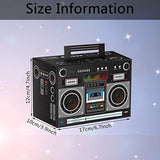 Novelty Boom Favor Boxes 80S Boombox Decorations 1980S Theme Decorations Boom Box Party Favors Hip Hop Party Prop Radio Decor For Retro Hip Hop Theme Party(6 Pieces)