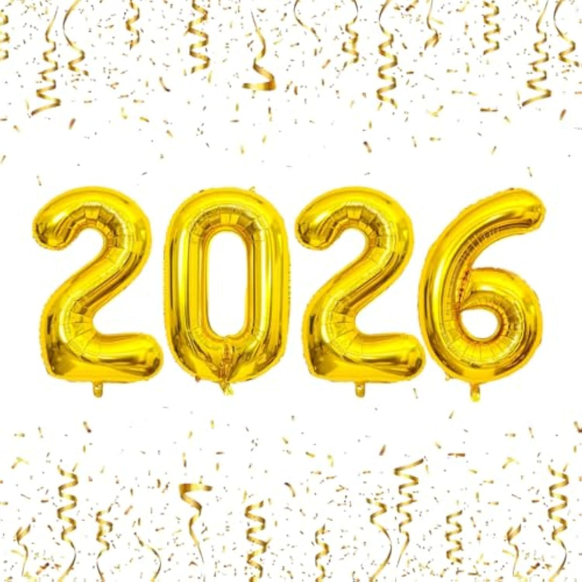 40in 2026 Number Balloons Happy New Year Graduation Party Decorations