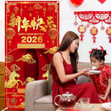 Chinese New Year 2025 Banner & Door Decorations Year of the Snake