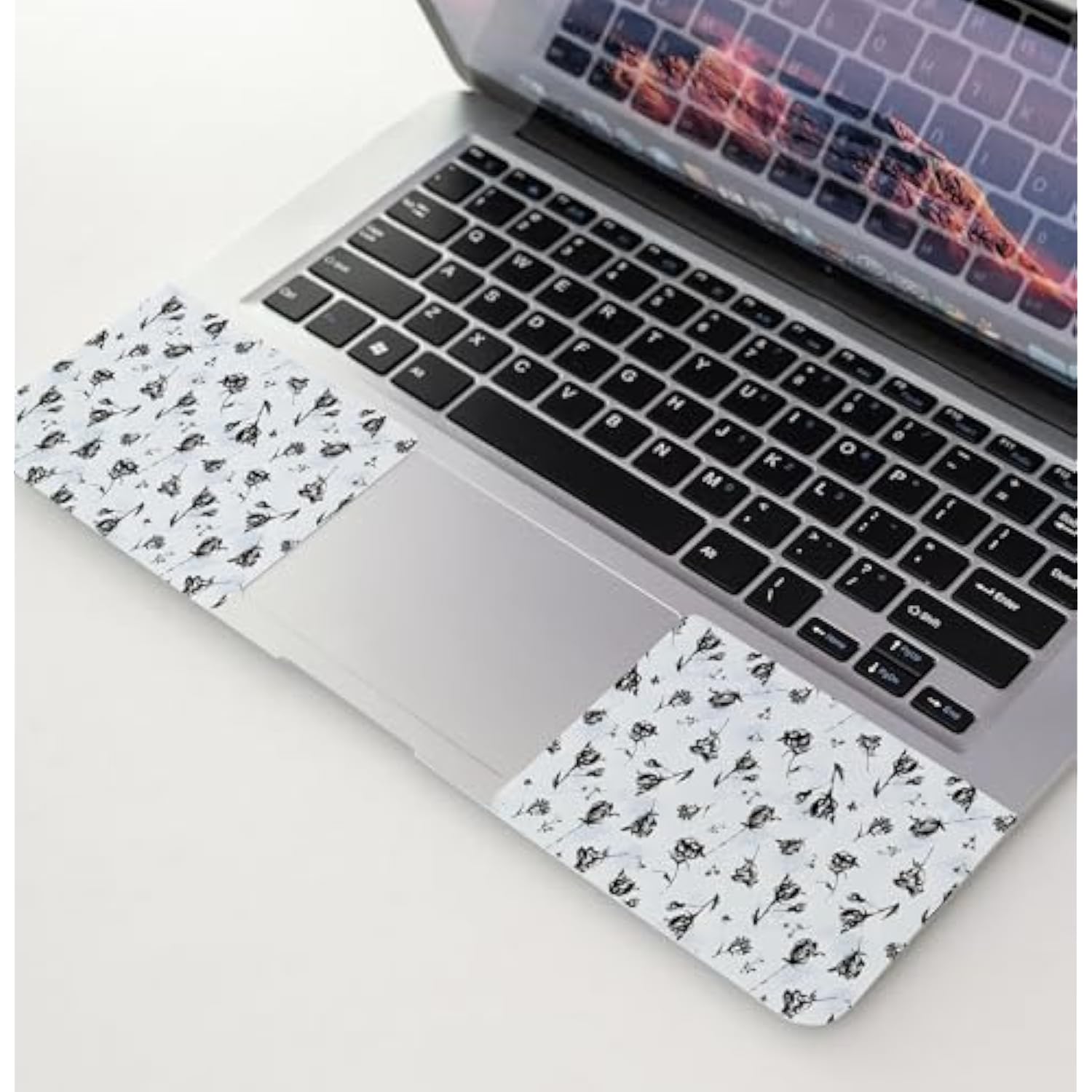 11.6 13 13.3 14 15 15.6 Inches Netbook Laptop Skin Sticker Decal Reusable Protector Cover Case For Laptop Notebook Chromebook Black Rose W-Nek-46