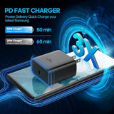 Samsung Super Fast Charger, 45W Usb-C Super Fast Charging Wall Charger - Pd Gan Power Pps For Samsung Galaxy S25 S24 S23 S22 Ultra Plus S20 Note10 Tab S8 Ultra