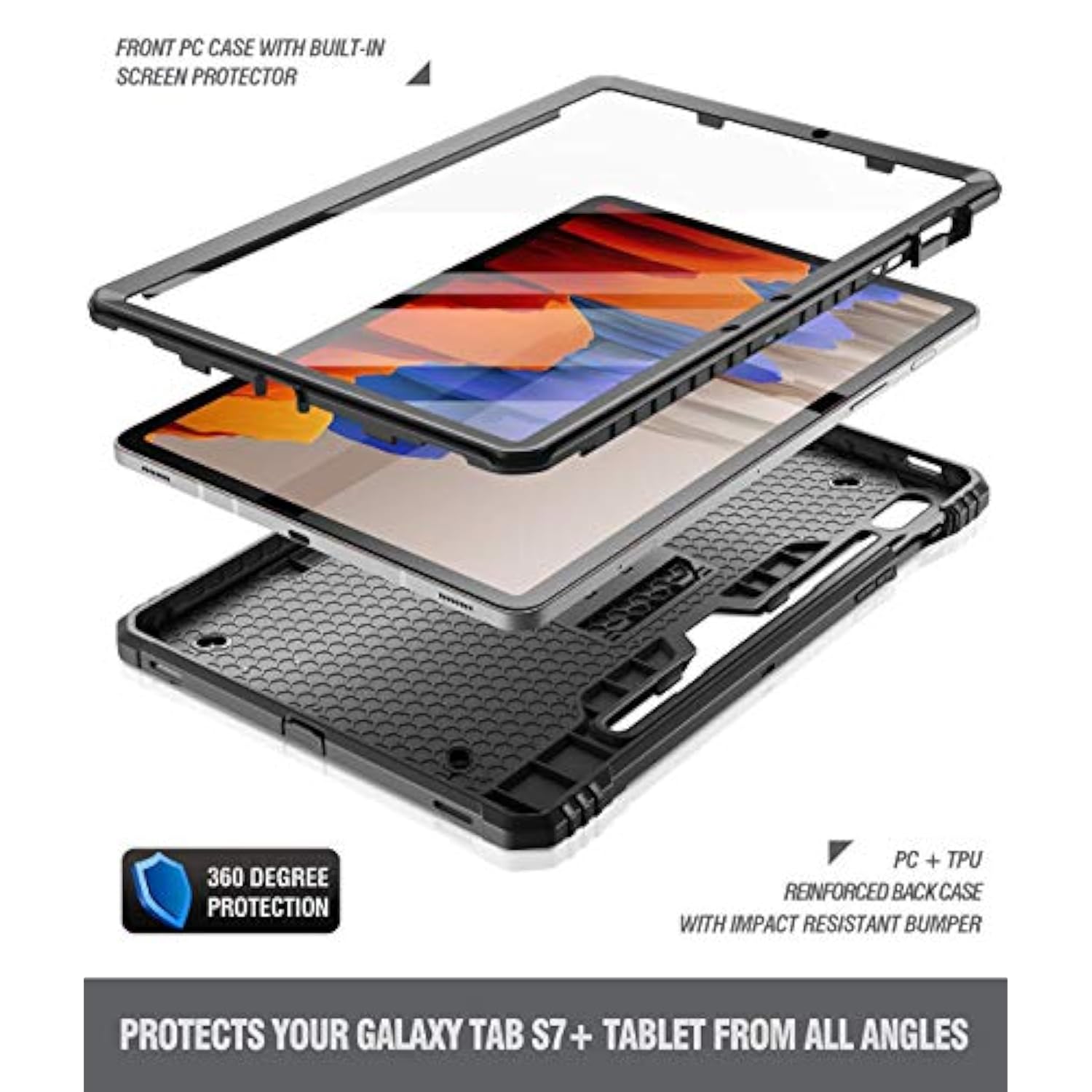 Revolution Series For Samsung Galaxy Tab S7 (2020 Released) / S8 Tablet Case (