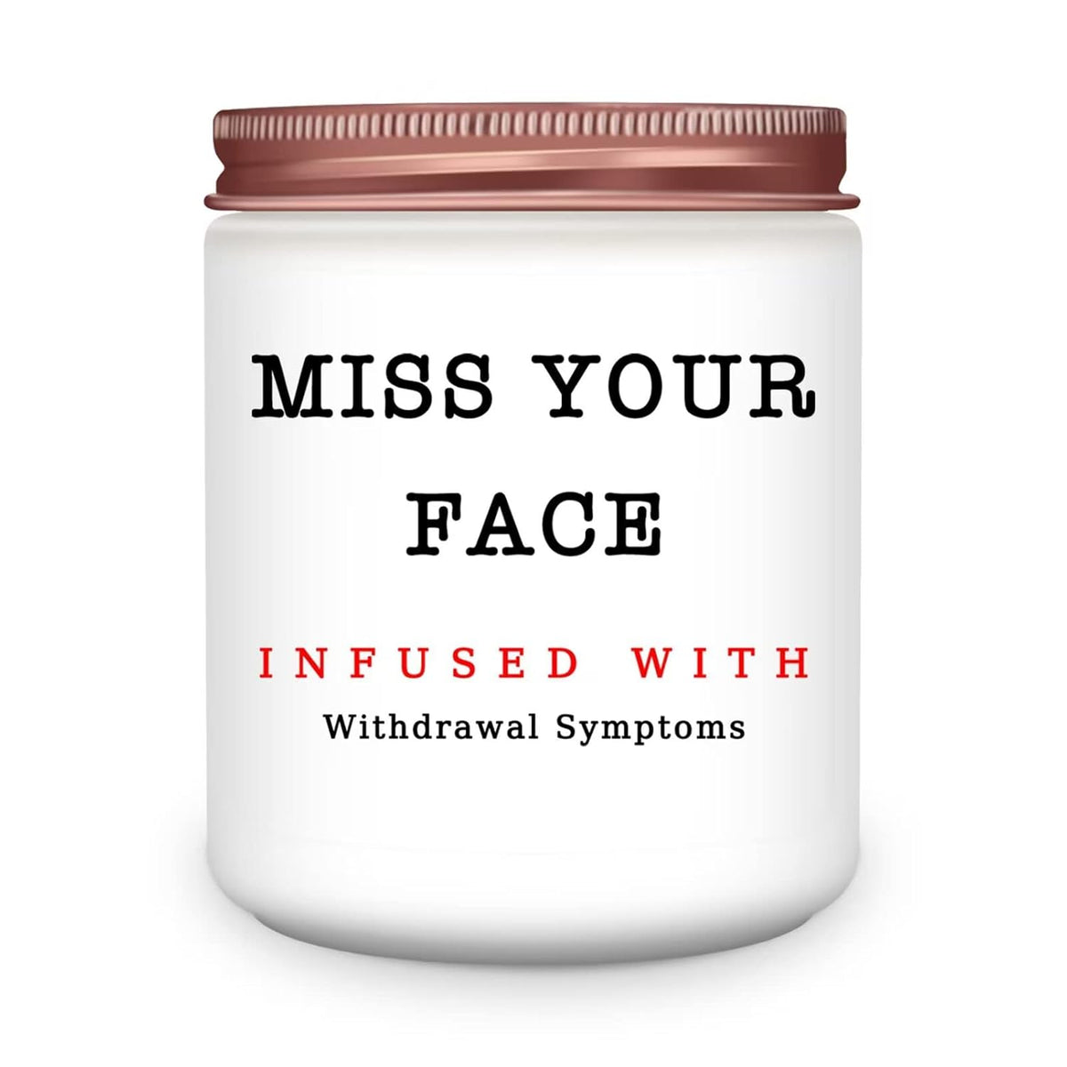 Gifts For Women, Men, Friends, Sister, Bestie, Christmas Birthday Candles For Her Him, Unique Friendship Gift For Friend, Miss Your Face Scented Candle