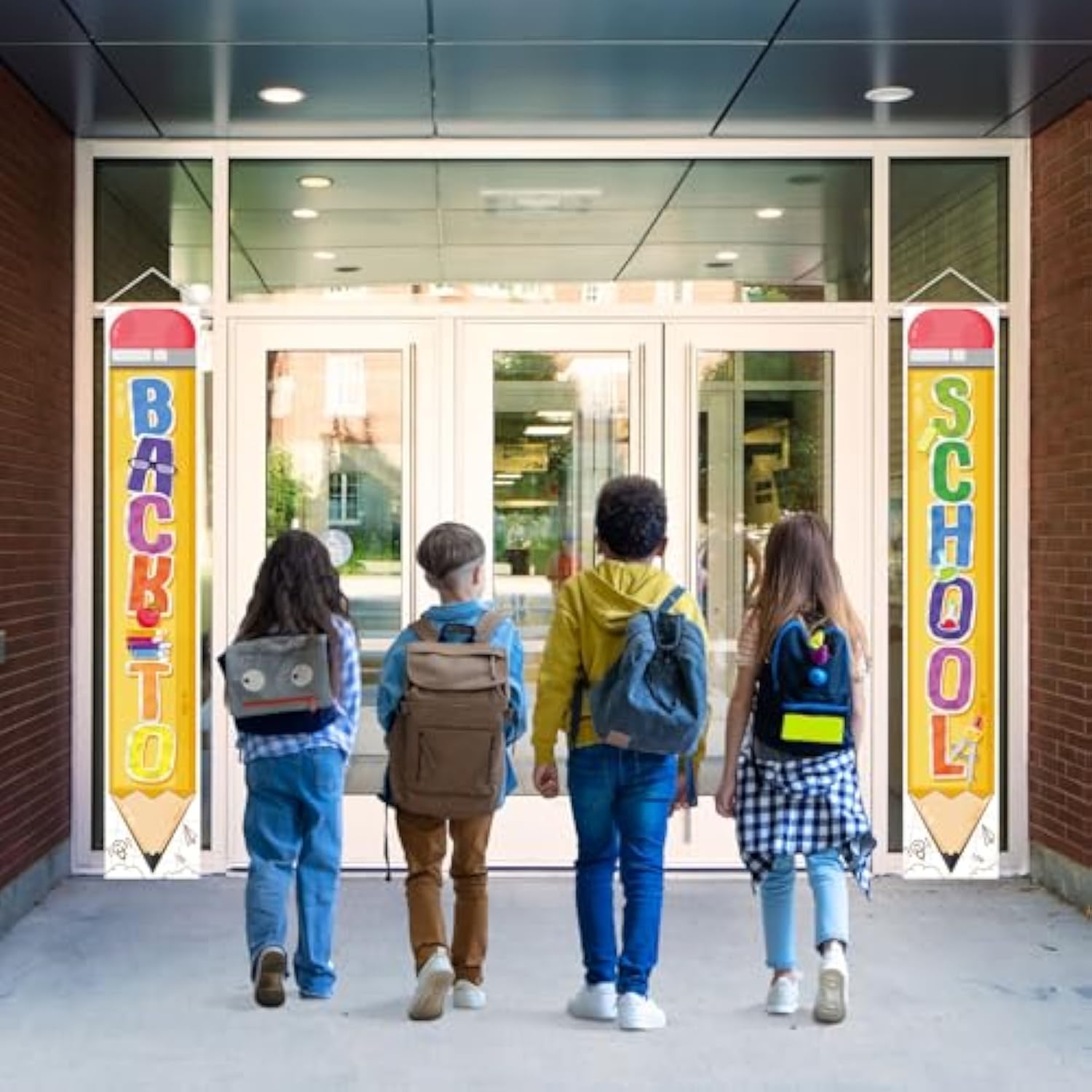 Back to School Banner – Welcome Sign for Porch & Classroom Decorations