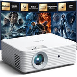 Mini Projector, Portable Projector For Iphone, 7000L With Synchronize Smartphone Screen, Movie Projector With 1080P Hd/200 Screen Support, Compatible With Android/Ios/Tv Stick/Hdmi/Usb/Sd