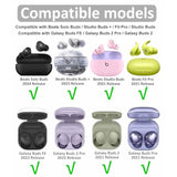 3 Pairs Galaxy Buds Fe Memory Foam Ear Tips, Replacement S/M/L Comfortable Accessories Compatible With Beats Studio Buds + / Fit Pro/Solo Buds/Studio Buds - Black