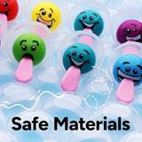 Vending Machine Capsules - 3" Empty Plastic Capsules - 14 Pcs Toy Capsule - Translucent Round Large Easter Eggs - Bath Bombs Molds - Party Favors Pinata Stuffers Diy Craft Supplies