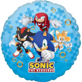 Anagram Sonic Video Gamers 6th Birthday Party Supplies Hedgehog Foil Balloon Bouquet Decorations