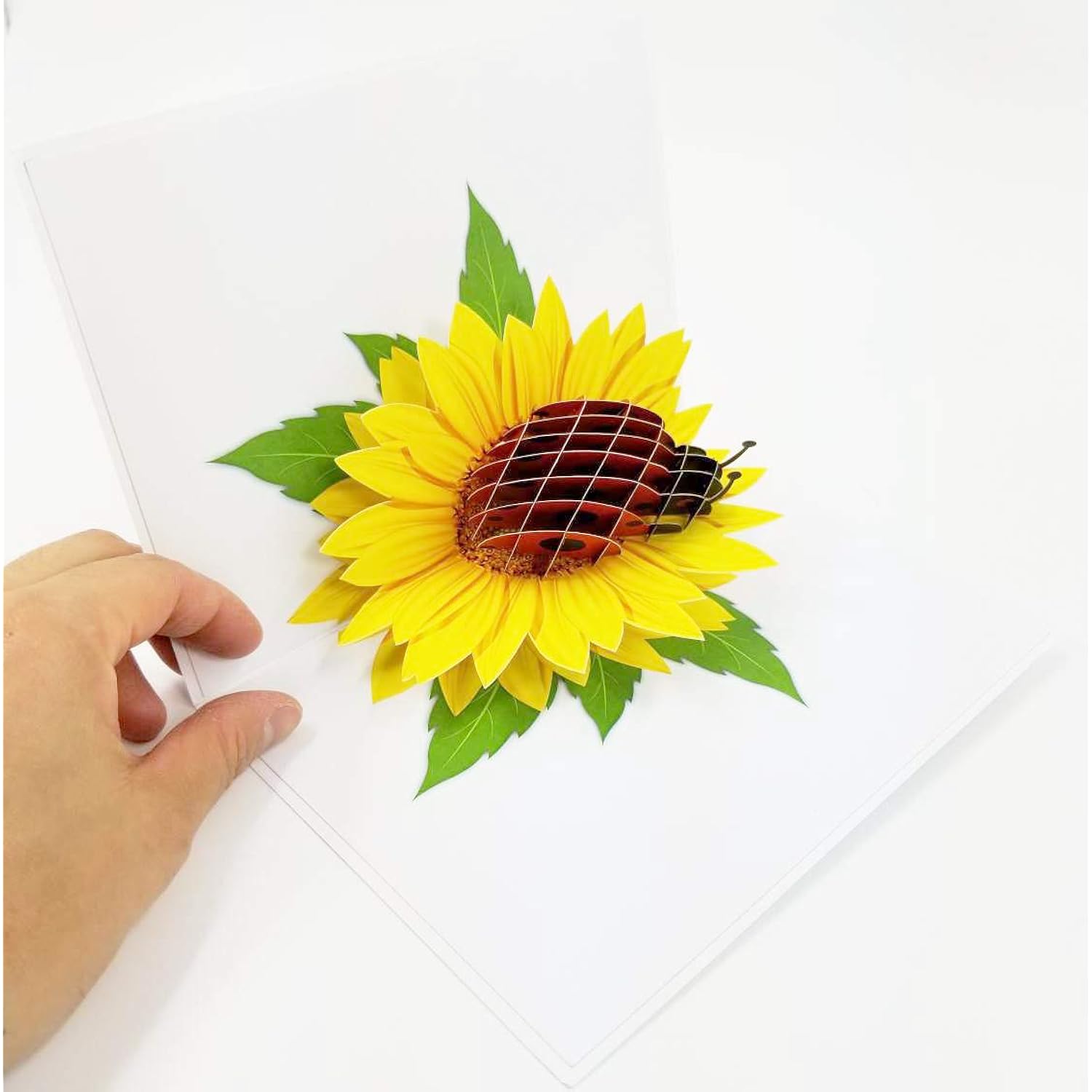 Ladybug 3D Pop Up Greeting Card - Happy Birthday Card, Just Because, Mother'S Day, For Son, Daughter, Kids, Children (Ladybug Pop Up Card)