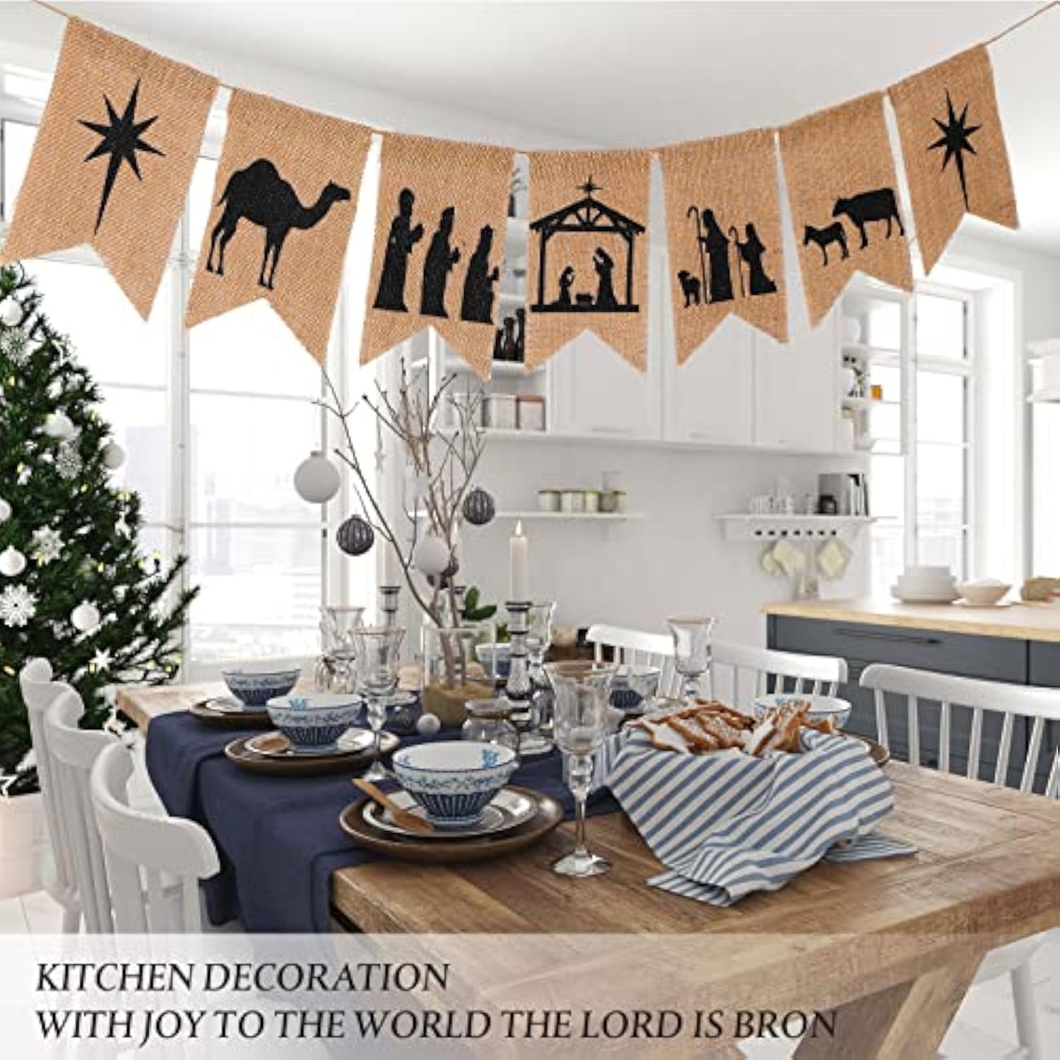 Nativity Scenes Banner Christmas Banner Holy Family Religious Nativity Scene For Christmas Indoor Outdoor Decorations