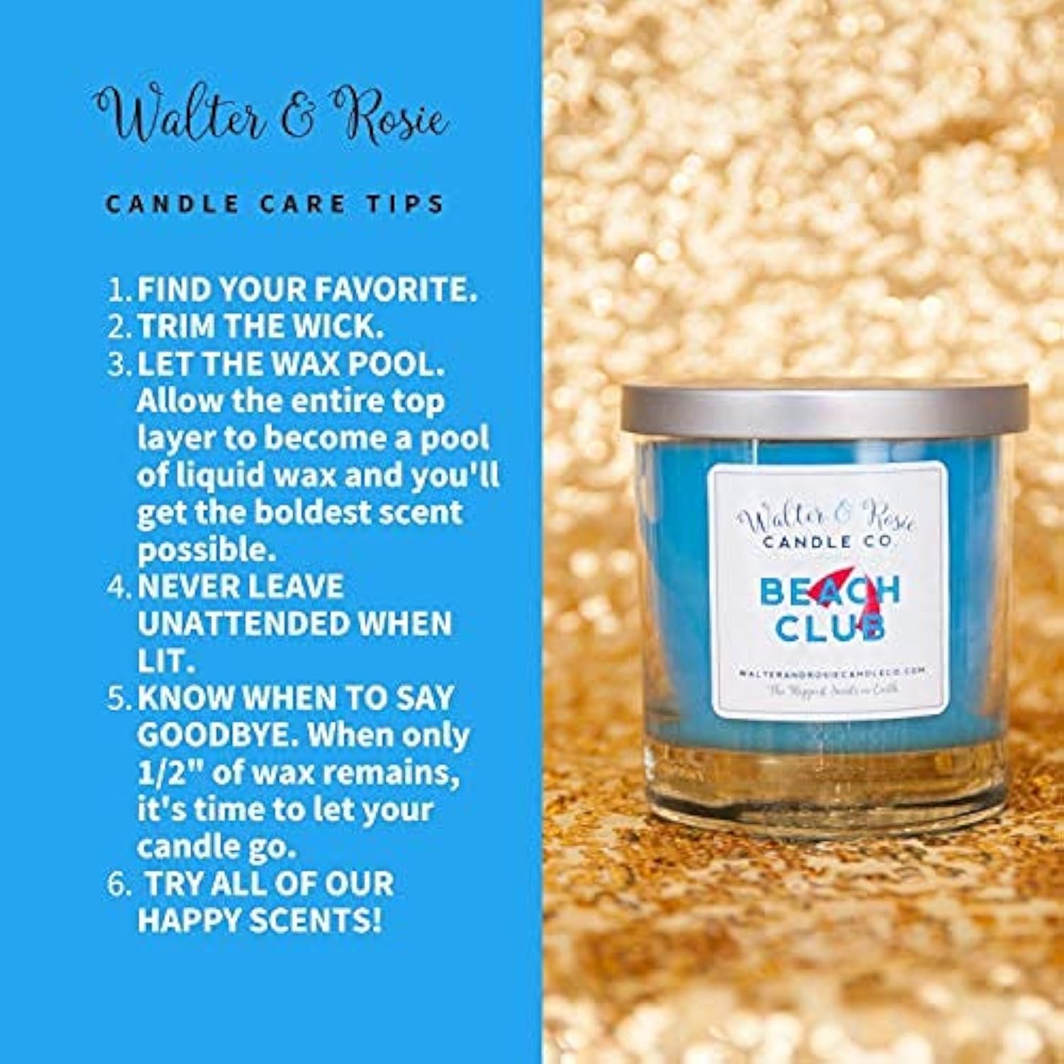 - Just Keep Swimming Soy Wax Blend Candle - 11 Oz, Up To 40 Hrs Long Lasting, Highly Scented - Inspired By Nemo