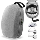 Carrying Case For Meta Quest 3S/Quest 3/Quest 2, Vr Headset, Controller, Offical Original Head Strap Accessories, Premium Hard Felt Fabric With Lightweight Protection For Travel Storage