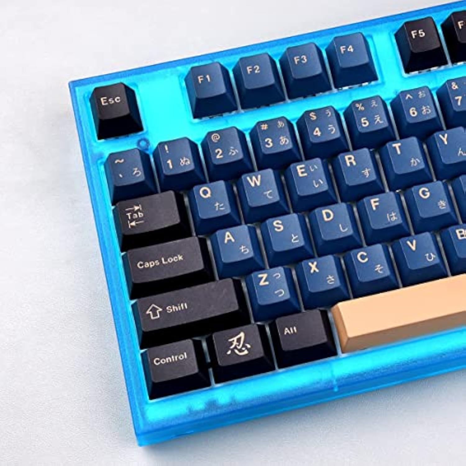 Pbt Keycaps,129 Keys Japanese Keycap Dye Sublimation For 61/64/68/87/96/104/10