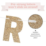 Pre-Strung Let'S Party But Only Till 9 Pm Banner - No Diy - Gold Glitter Funny Birthday Banner For Men & Women - Pre-Strung On 8 Ft Strands - Gold Party Decorations & Decor. Did We Mention No Diy