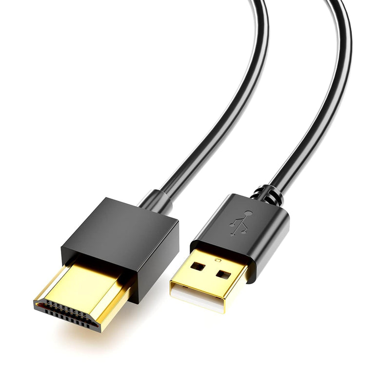 Usb To Hdmi Cord Cable, (1M / 3.3Ft) Usb 2.0 Male To Hdmi Male Charger Cable A